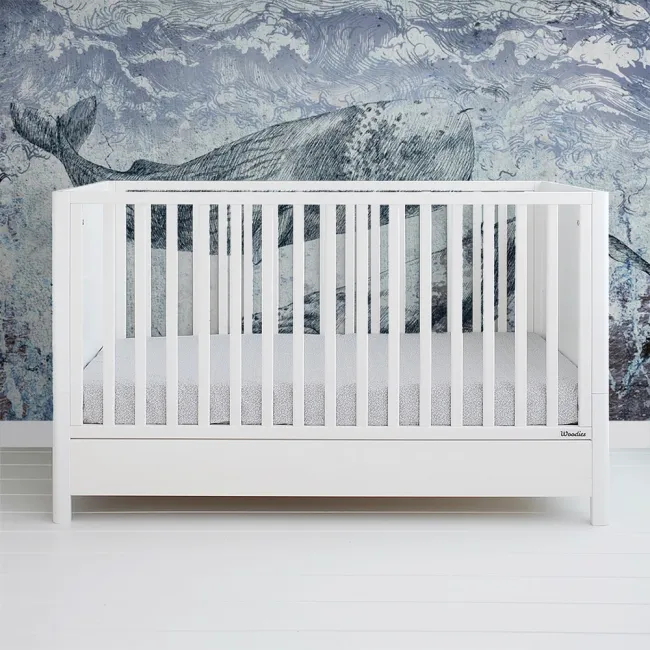 Patut Din Lemn Masiv, Transformabil Pentru Bebe Si Junior, Smooth 140 X 70 Cm Pjbsmooth_140