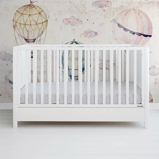 Patut Din Lemn Masiv, Transformabil Pentru Bebe Si Junior, Smooth 140 X 70 Cm Pjbsmooth_140