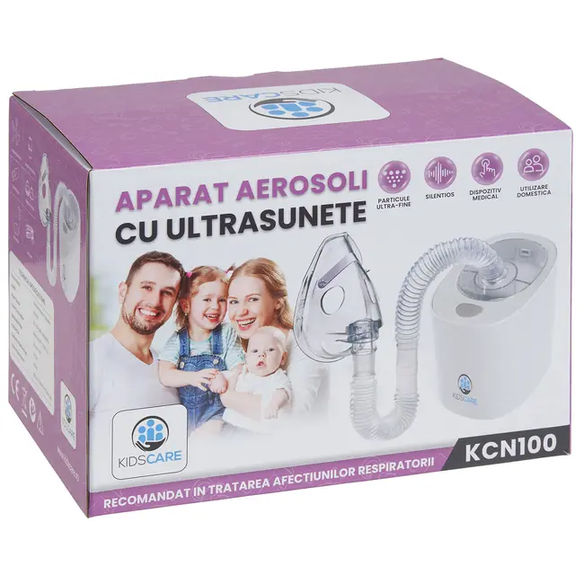 Aparat de aerosoli cu ultrasunete silentios kidscare kcn100