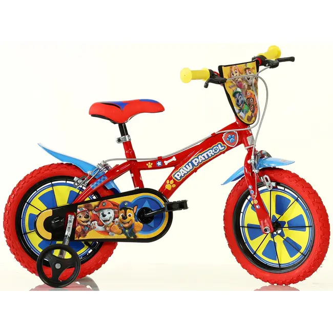 Bicicleta pentru copii paw patrol db-614-pw dino bikes, 14 inch