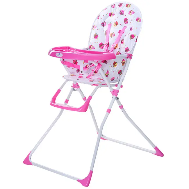 Scaun de masa bimba kidscare, roz
