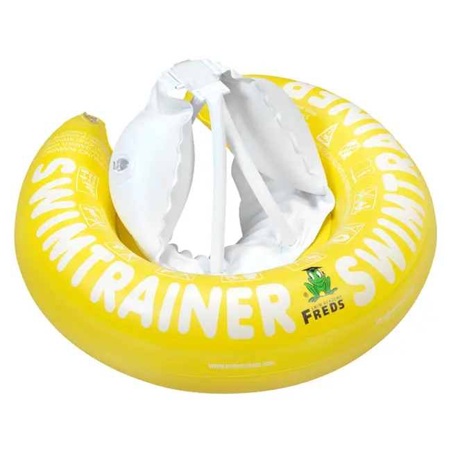 Colac de inot pentru copii swimtrainer classic galben, 4 - 8 ani, freds swim academy