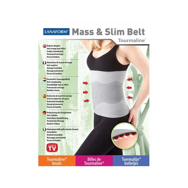 Centura anticelulitica mass &amp; slim belt lanaform