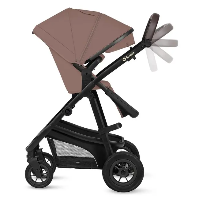 Carucior 3 in 1, Lionelo, Bianka, Transformabil, Cadru aluminiu, Cu landou si salteluta moale, Cu scoica auto, Cu multiple accesorii, Sustine 22 kg, 0 luni+, EN1466:2014+AC:2015, EN1888, Bej Taupe BYNLO-BIANKA_3IN1_BEIGE_TAUPE