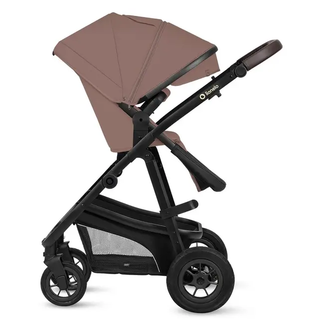 Carucior 3 in 1, Lionelo, Bianka, Transformabil, Cadru aluminiu, Cu landou si salteluta moale, Cu scoica auto, Cu multiple accesorii, Sustine 22 kg, 0 luni+, EN1466:2014+AC:2015, EN1888, Bej Taupe BYNLO-BIANKA_3IN1_BEIGE_TAUPE