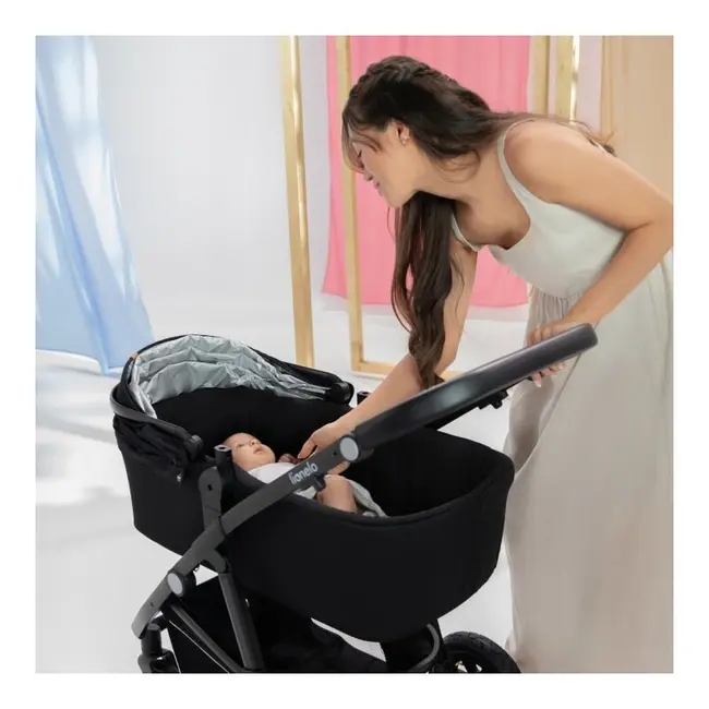 Carucior 3 in 1, Lionelo, Bianka, Transformabil, Cadru aluminiu, Cu landou si salteluta moale, Cu scoica auto, Cu multiple accesorii, Sustine 22 kg, 0 luni+, EN1466:2014+AC:2015, EN1888, Bej Taupe BYNLO-BIANKA_3IN1_BEIGE_TAUPE