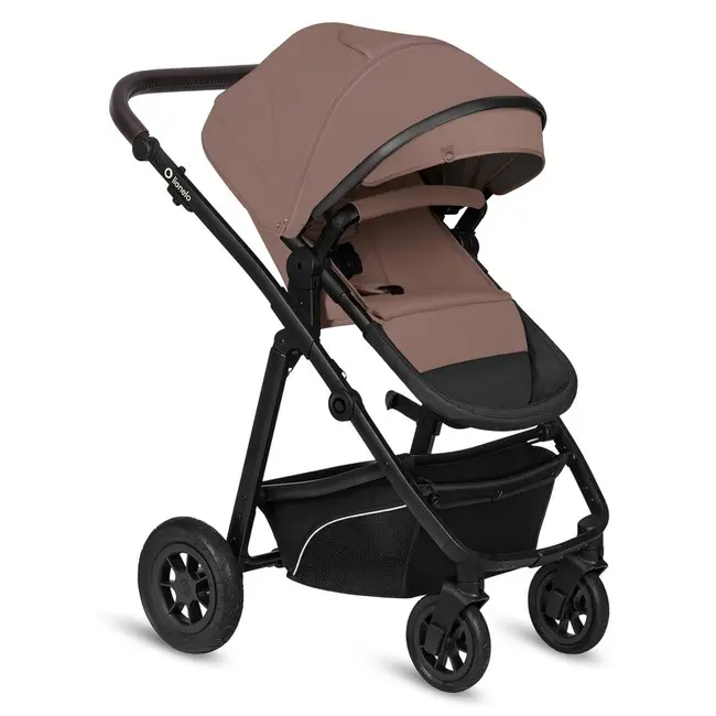 Carucior 3 in 1, Lionelo, Bianka, Transformabil, Cadru aluminiu, Cu landou si salteluta moale, Cu scoica auto, Cu multiple accesorii, Sustine 22 kg, 0 luni+, EN1466:2014+AC:2015, EN1888, Bej Taupe BYNLO-BIANKA_3IN1_BEIGE_TAUPE