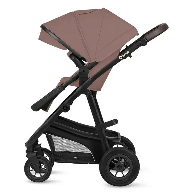 Carucior 3 in 1, Lionelo, Bianka, Transformabil, Cadru aluminiu, Cu landou si salteluta moale, Cu scoica auto, Cu multiple accesorii, Sustine 22 kg, 0 luni+, EN1466:2014+AC:2015, EN1888, Bej Taupe BYNLO-BIANKA_3IN1_BEIGE_TAUPE