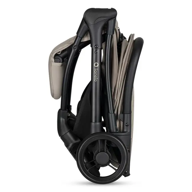 Carucior sport, Lionelo, Agia, 7.3 kg, Ultracompact, Pliere rapida cu o mana, Suport pentru biberon inclus, Sezutul lat si confortabil, 6-48 luni, Sustine 22 kg, Bej BYNLO-AGIA_BEIGE_SAND