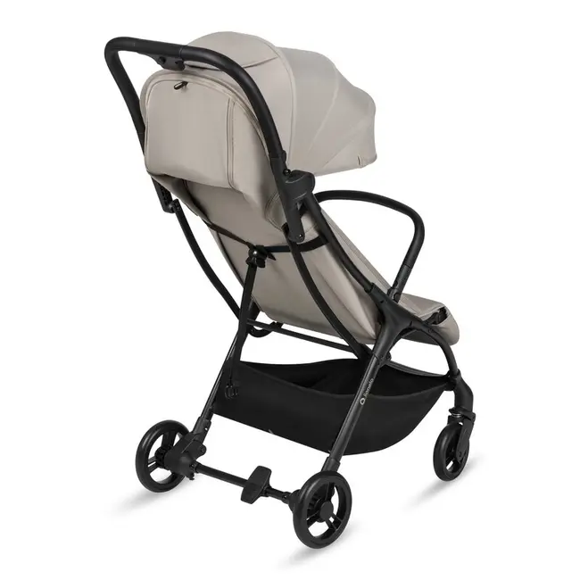 Carucior sport, Lionelo, Agia, 7.3 kg, Ultracompact, Pliere rapida cu o mana, Suport pentru biberon inclus, Sezutul lat si confortabil, 6-48 luni, Sustine 22 kg, Bej BYNLO-AGIA_BEIGE_SAND
