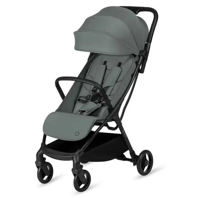 Carucior sport, Lionelo, Agia, 7.3 kg, Ultracompact, Pliere rapida cu o mana, Suport pentru biberon inclus, Sezutul lat si confortabil, 6-48 luni, Sustine 22 kg, Verde BYNLO-AGIA_GREEN_SAGE