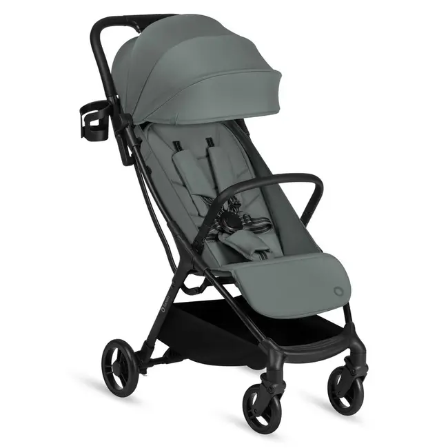 Carucior sport, Lionelo, Agia, 7.3 kg, Ultracompact, Pliere rapida cu o mana, Suport pentru biberon inclus, Sezutul lat si confortabil, 6-48 luni, Sustine 22 kg, Verde BYNLO-AGIA_GREEN_SAGE