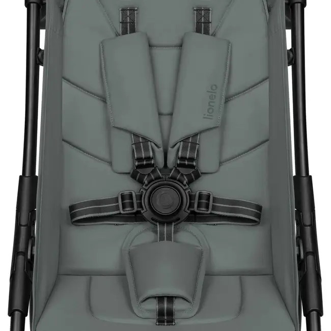 Carucior sport, Lionelo, Agia, 7.3 kg, Ultracompact, Pliere rapida cu o mana, Suport pentru biberon inclus, Sezutul lat si confortabil, 6-48 luni, Sustine 22 kg, Verde BYNLO-AGIA_GREEN_SAGE