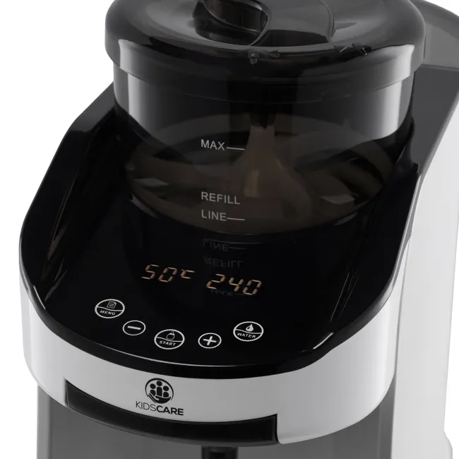 Espressor inteligent kidscare milkie pentru lapte praf, aplicatie mobila, rezervor 1,8l, autocuratare