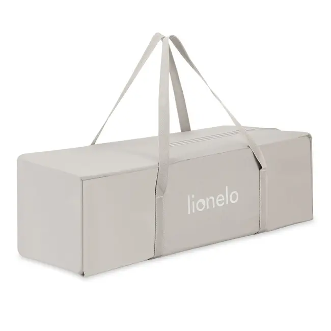 Patut multifunctional, Lionelo, Mila, 2 in 1, Saltea 4 cm cu spuma T25, 2 niveluri de inaltime, Pliere rapida, Intrare laterala, Geanta de transport inclusa, 0-36 luni, Pana la 15 kg, Bej BYNLO-MILA_BEIGE_CREAM