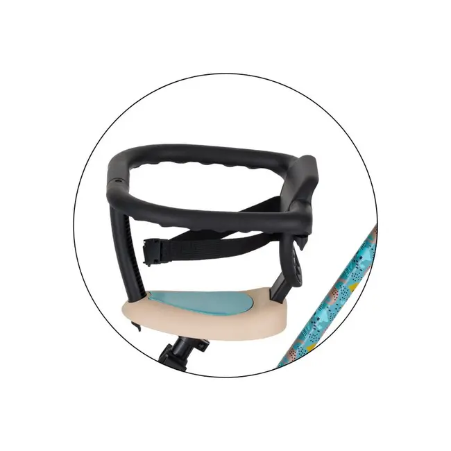 Tricicleta, Petite&Mars, Turbo, Editie limitata, 5 in 1, Multifunctionala, Vehicul de impins, Bicicleta cu/fara pedale, Cu maner de ghidaj, Detasabil, Roti din cauciuc, Pana la 25 kg, 1.5-5 ani, Dino Park BYN613383