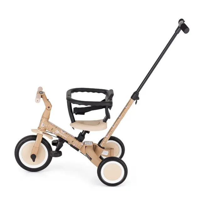 Tricicleta, Petite&Mars, Turbo, Editie limitata, 5 in 1, Multifunctionala, Vehicul de impins, Bicicleta cu/fara pedale, Cu maner de ghidaj, Detasabil, Roti din cauciuc, Pana la 25 kg, 1.5-5 ani, Llama Vibes BYN613365