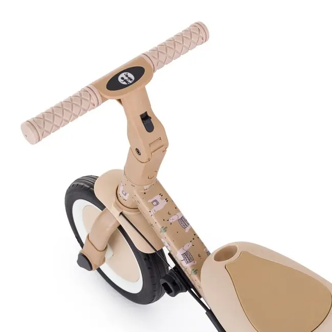 Tricicleta, Petite&Mars, Turbo, Editie limitata, 5 in 1, Multifunctionala, Vehicul de impins, Bicicleta cu/fara pedale, Cu maner de ghidaj, Detasabil, Roti din cauciuc, Pana la 25 kg, 1.5-5 ani, Llama Vibes BYN613365