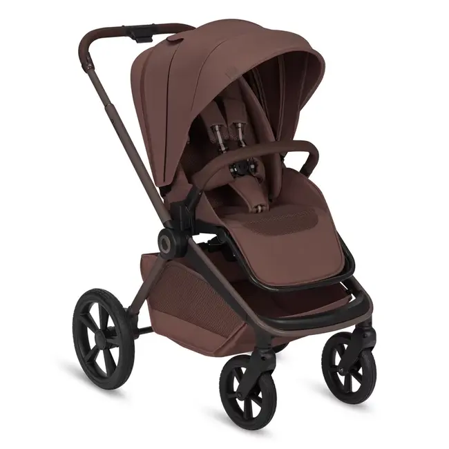 Carucior 2 in 1, Lionelo, Freya, Landou si salteluta ventilate, Pliabil, Reglare spatar-3 pozitii, Suport de picioare-4 pozitii, Maner reglabil-3 pozitii, Adaptori inclusi compatibili cu Cybex, Maxi-Cosi, Kiddy, Avionaut, Sustine 22 kg, 0luni+, Maro BYNLO
