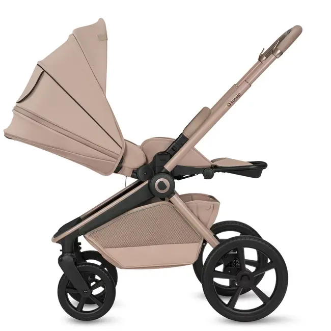 Carucior 2 in 1, Lionelo, Freya, Landou si salteluta ventilate, Pliabil, Reglare spatar-3 pozitii, Suport de picioare-4 pozitii, Maner reglabil-3 pozitii, Adaptori inclusi compatibili cu Cybex, Maxi-Cosi, Kiddy, Avionaut, Sustine 22 kg, 0luni+, Bej BYNLO