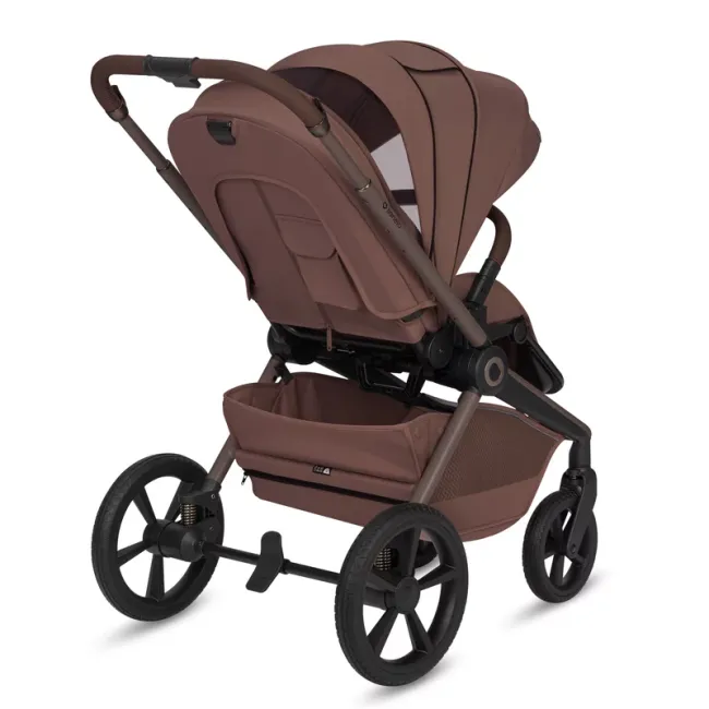Carucior 2 in 1, Lionelo, Freya, Landou si salteluta ventilate, Pliabil, Reglare spatar-3 pozitii, Suport de picioare-4 pozitii, Maner reglabil-3 pozitii, Adaptori inclusi compatibili cu Cybex, Maxi-Cosi, Kiddy, Avionaut, Sustine 22 kg, 0luni+, Maro BYNLO