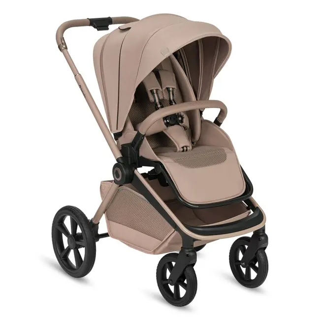 Carucior 3 in 1, Lionelo, Freya, Cu scoica ADAC, Landou si salteluta ventilate, Pliabil, Reglare spatar in 3 pozitii, Suport de picioare in 4 pozitii, Maner reglabil in 3 pozitii, Sustine 22 kg, Cu accesorii, 0 luni+, Bej BYNLO-FREYA_3IN1_BEIGE_SAND