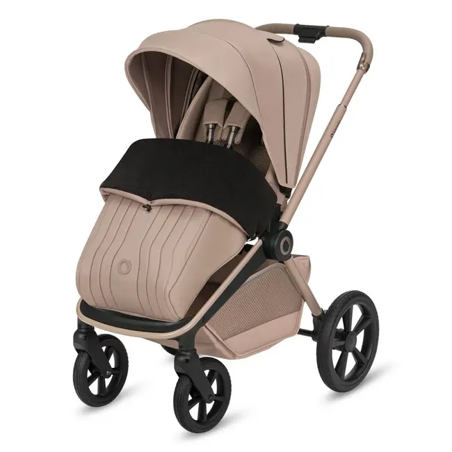 Carucior 3 in 1, Lionelo, Freya, Cu scoica ADAC, Landou si salteluta ventilate, Pliabil, Reglare spatar in 3 pozitii, Suport de picioare in 4 pozitii, Maner reglabil in 3 pozitii, Sustine 22 kg, Cu accesorii, 0 luni+, Bej BYNLO-FREYA_3IN1_BEIGE_SAND