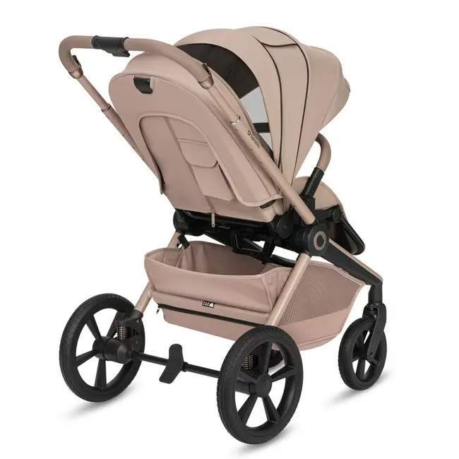 Carucior 3 in 1, Lionelo, Freya, Cu scoica ADAC, Landou si salteluta ventilate, Pliabil, Reglare spatar in 3 pozitii, Suport de picioare in 4 pozitii, Maner reglabil in 3 pozitii, Sustine 22 kg, Cu accesorii, 0 luni+, Bej BYNLO-FREYA_3IN1_BEIGE_SAND