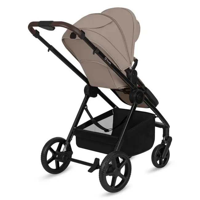 Carucior 3 in 1, Lionelo, Greet, Pana la 15 kg, Cadru aluminiu, Cu landou si salteluta moale, Cu scoica auto, Reversibil, Cu accesorii, Maner, suport pentru picioare, spatar reglabile, Bej BYNLO-GREET_BEIGE_TAUPE