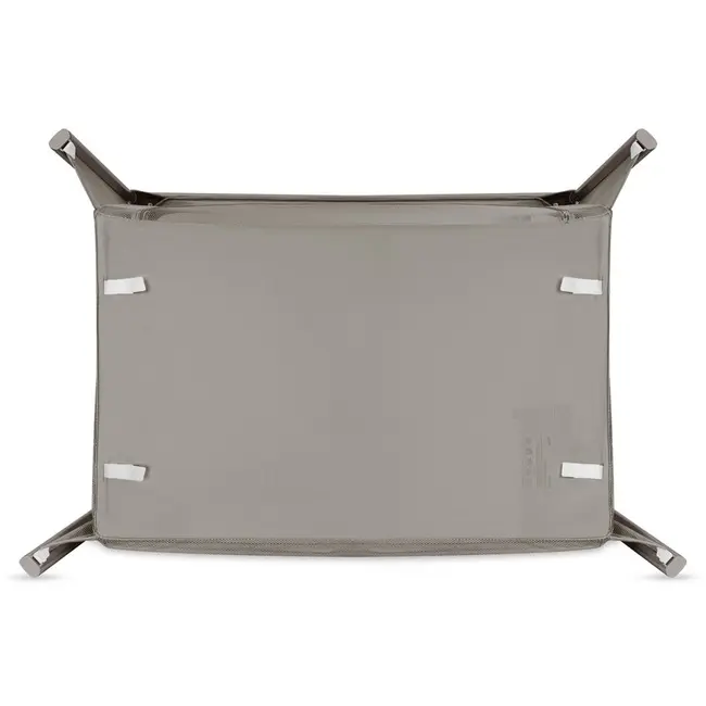 Patut multifunctional, Lionelo, Mila, 2 in 1, Saltea 4 cm cu spuma T25, 2 niveluri de inaltime, Pliere rapida, Intrare laterala, Geanta de transport inclusa, 0-36 luni, Pana la 15 kg, Bej Taupe BYNLO-MILA_BEIGE_TAUPE