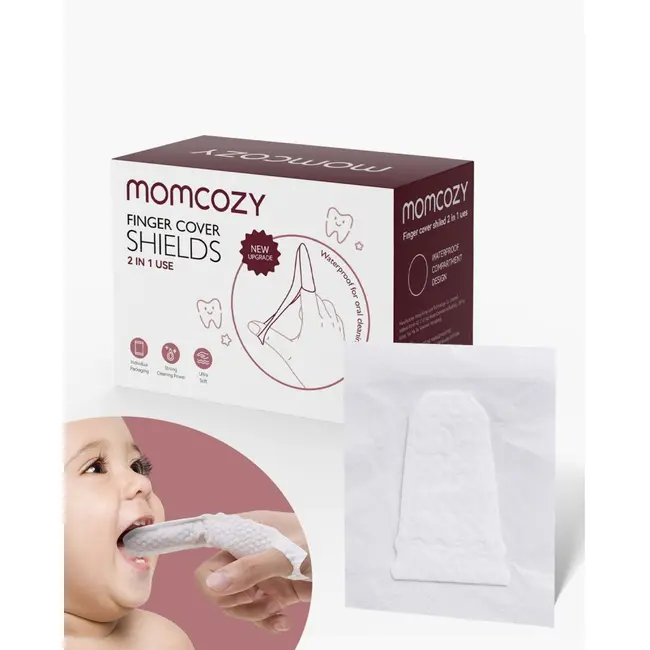 Servetele orale tip degetar pentru bebelusi Momcozy 30 buc