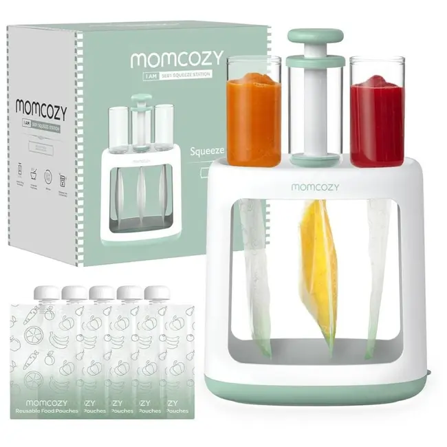 Set pentru preparare si portionare hrana bebelusului Momcozy