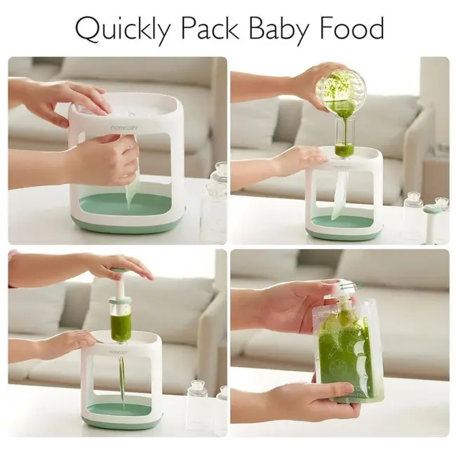 Set pentru preparare si portionare hrana bebelusului Momcozy