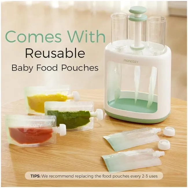 Set pentru preparare si portionare hrana bebelusului Momcozy