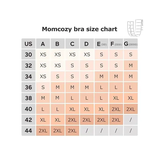 Sutien alaptare Momcozy pentru pompa de san Hands-free YN08 Skin M