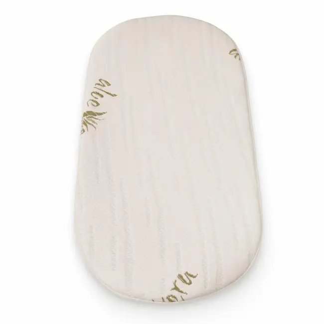 Saltea Dualnest ovala 80x35x10 cm in 3 straturi pentru cos / landou, husa Jacquard- ASC6427968009076