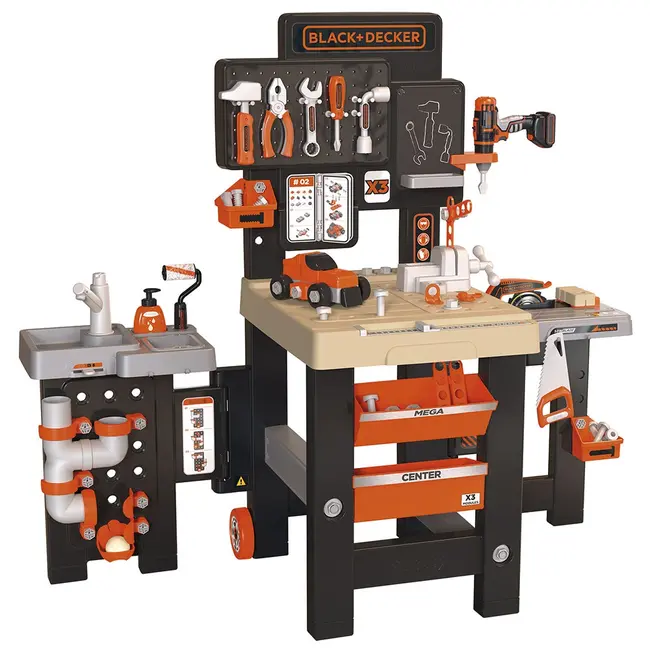 Atelier Smoby Black & Decker Mega Center HUBS7600360744