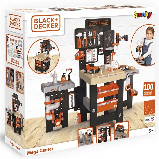 Atelier Smoby Black & Decker Mega Center HUBS7600360744