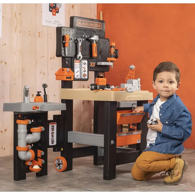 Atelier Smoby Black & Decker Mega Center HUBS7600360744