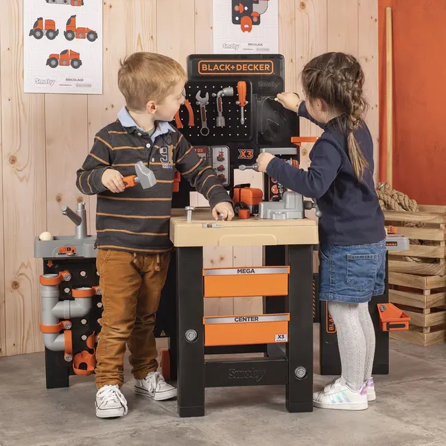 Atelier Smoby Black & Decker Mega Center HUBS7600360744