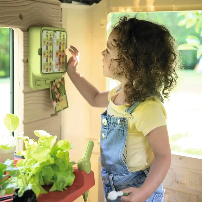 Casuta pentru copii Smoby Life Garden House HUBS7600810408