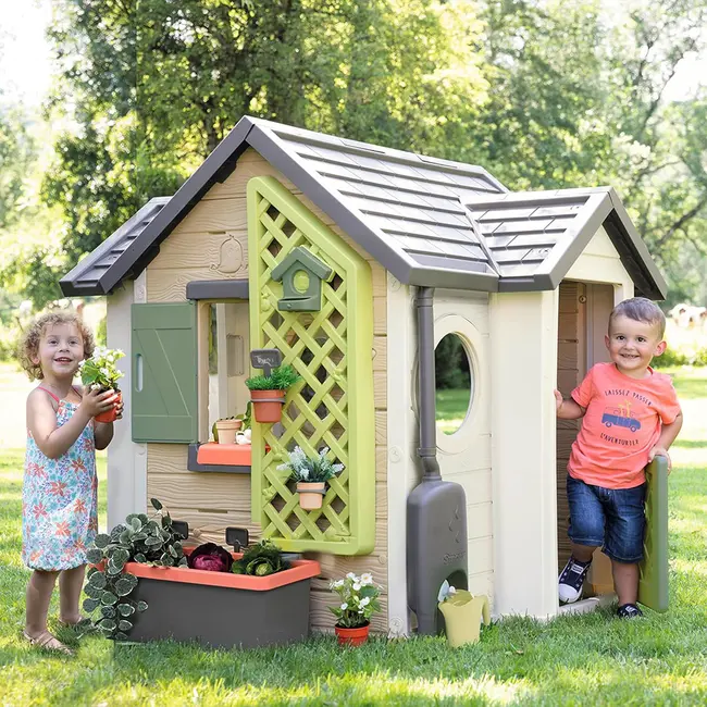 Casuta pentru copii Smoby Life Garden House HUBS7600810408
