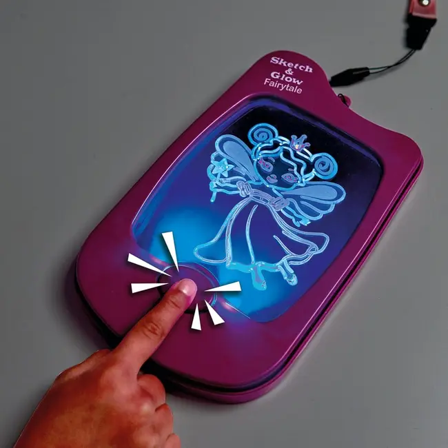 Mini tablita desen cu led - taramul basmelor