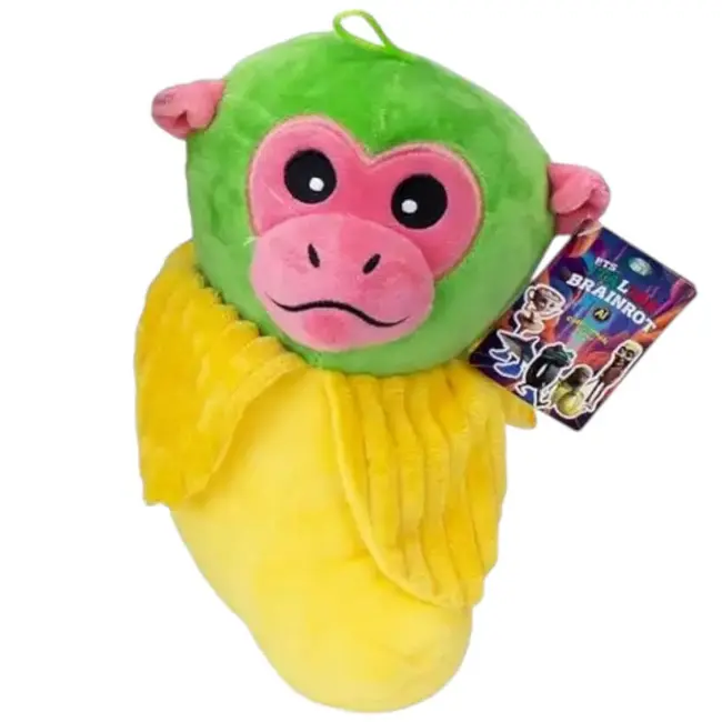 Jucarie din plus Chimpanzini Bananini, Italian Brainrot, 25 cm