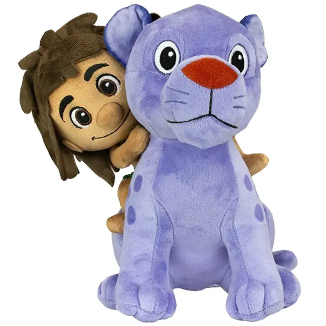 Jucarie din plus Mowgli & Bagheera, Cartea Junglei, 25 cm