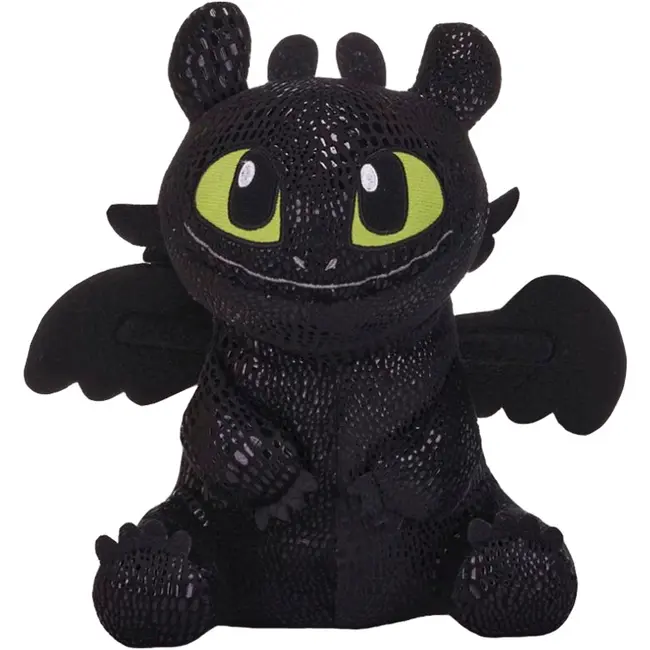 Jucarie din plus Toothless negru, Dragons, 22 cm