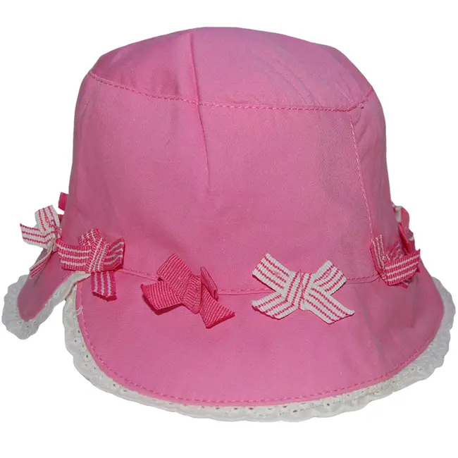 Palarie roz cu fundite (10268), Mayoral, 50 cm