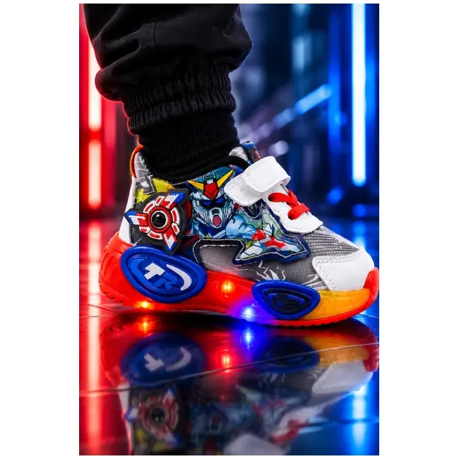 Pantofi sport cu lumini led, model robo, multicolor adt-60-2