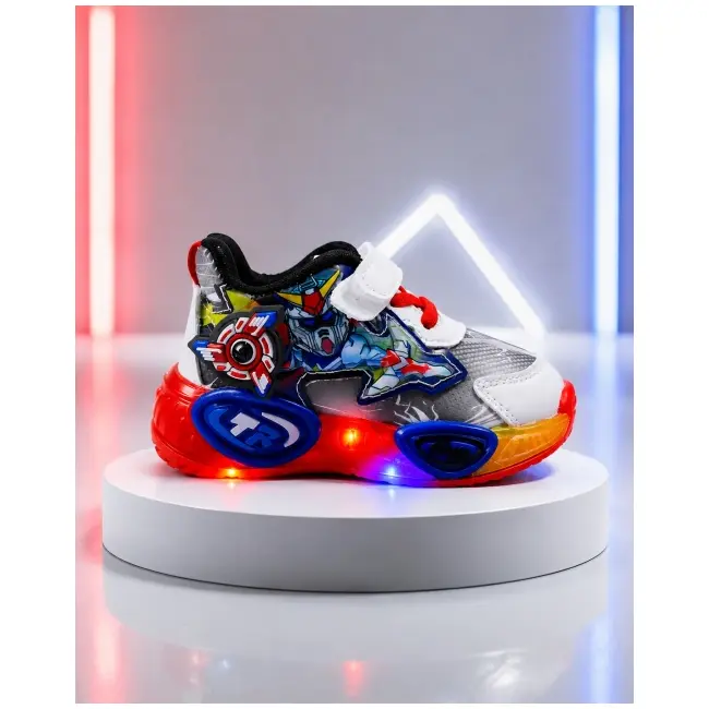 Pantofi sport cu lumini led, model robo, multicolor adt-60-2