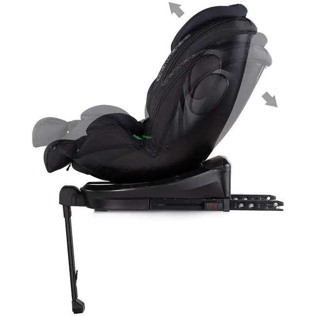 Scaun auto Chipolino Hypnotic Plus I-Size 40-150 cm cu sistem Isofix si sezut rotativ charcoal HUBSTKHYPS0261CH